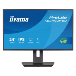 Iiyama ProLite 24-Inch 120Hz Full HD IPS Height Adjustable Monitor with Slim Bezel  HDMI  DisplayPort & USB Hub