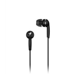 Genius HS-M320 In-Ear Headphones with In-Line Controller and Mic  Black