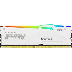 Kingston FURY Beast KF564C32BWA-32 32GB (1x32GB) RGB White System Memory  6400MT/s  DDR5  CL32  DIMM  AMD EXPO Certified