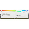 Kingston FURY Beast KF564C32BWA-32 32GB (1x32GB) RGB White System Memory  6400MT/s  DDR5  CL32  DIMM  AMD EXPO Certified