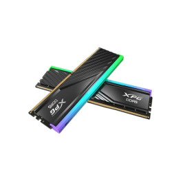Adata LANCER RGB AX5U6000C3616G-DTLABRBK DDR5 6000MHz  32GB  (2 x 16GB) CL36-38-38  1.35v  Retail  Black RGB System Memory