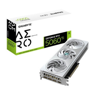 Gigabyte NVIDIA GeForce RTX 5060 Ti AERO OC 8GB GDDR7 Graphics Card  4608 CUDA Cores  2647 MHz Core Clock  Triple Fan  3x Displa