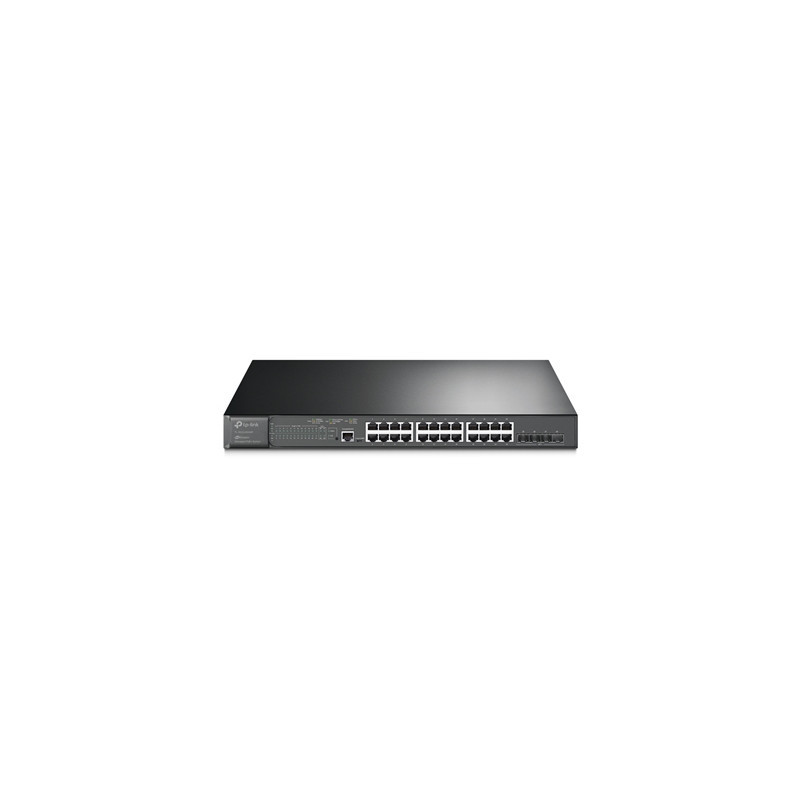 TP-Link JetStream TL-SG3428XMP 24-Port Metal Gigabit and 4-Port 10GE SFP+ L2+ Managed Switch with 24-Port PoE+ (384W)