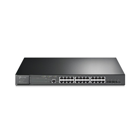 TP-Link JetStream TL-SG3428XMP 24-Port Metal Gigabit and 4-Port 10GE SFP+ L2+ Managed Switch with 24-Port PoE+ (384W)