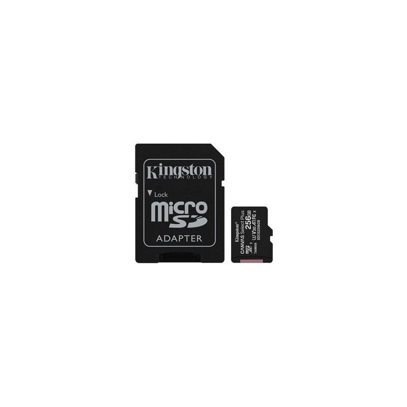 Kingston Canvas Select Plus 256GB Micro SD UHS-I Flash Card