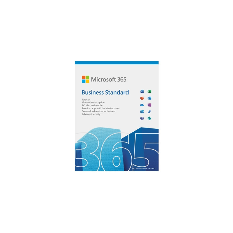 Microsoft 365 Business Standard 1 Year 1 User - Retail Boxed