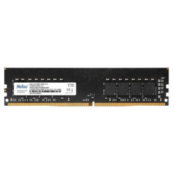 Netac NTBSD4P26SP-16 16GB DIMM System Memory  DDR4  2666MHz  1 x 16GB  288 Pin  1.35v  CL16-20-20-40