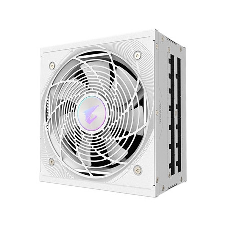 Gigabyte AORUS ELITE ICE 850W White PSU - Fully Modular  80 PLUS Platinum  ATX 3.1  PCIe 5.0 Ready  12VHPWR  Silent 120mm FDB Fa