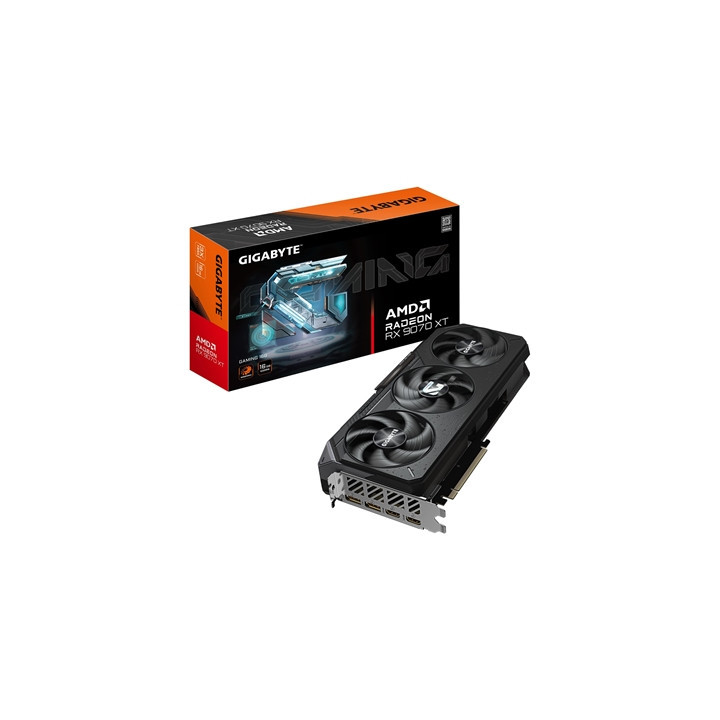 Gigabyte AMD Radeon RX 9070 XT GAMING 16GB GDDR6 Graphics Card  4096 Streams  2400 MHz Core Clock  Triple Fan  RGB  2x DisplayPo