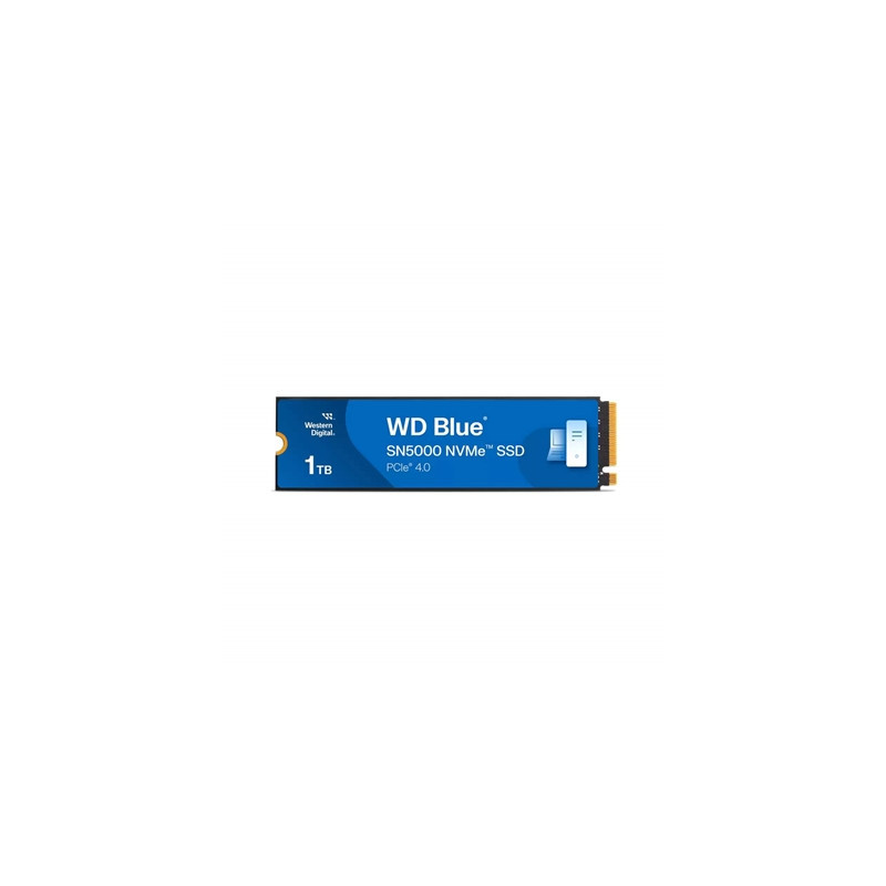 WD Blue SN5000 (WDS100T4B0E-00CNZ0) 1TB NVMe SSD  M.2 Interface  PCIe Gen4  2280  Read 5150MB/s  Write 4900MB/s  5 Year Warranty