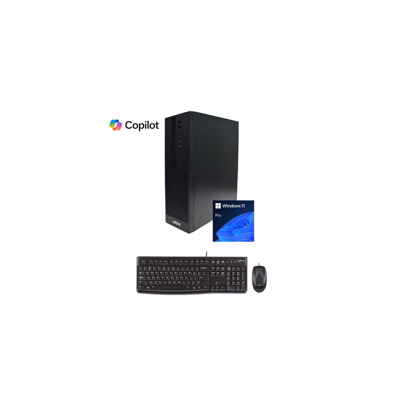 LOGIX 14th Gen Intel Core i5 10 Core Small Form Factor SFF Business / Education PC with 16GB RAM  1TB SSD  Windows 11 Pro  Keybo