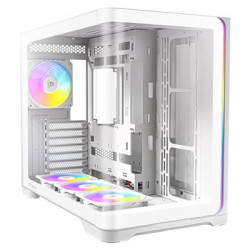Antec Constellation C5 Curve Gaming Case  1 x USB Type-C / 2 x USB 3.0  Tempered Glass Front and Side Window Panels  Dual Chambe