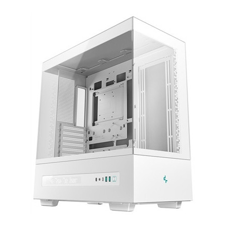 DeepCool CH690 Digital ATX Mid-Tower Case  High-Airflow PC Case with Semi-Glass Panel  USB-C Port  Support for 420mm Radiator  4