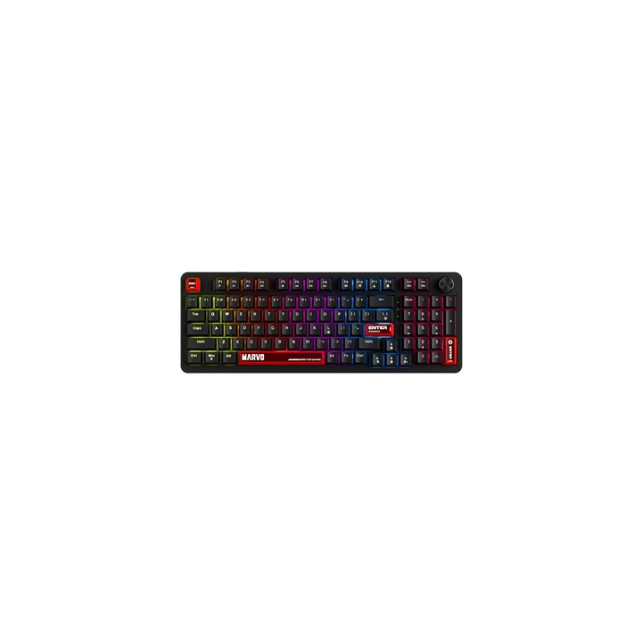 Marvo Scorpion KG937 Arma 98 Wired Hot Swappable Mechanical Backlit UK Layout Gaming Keyboard