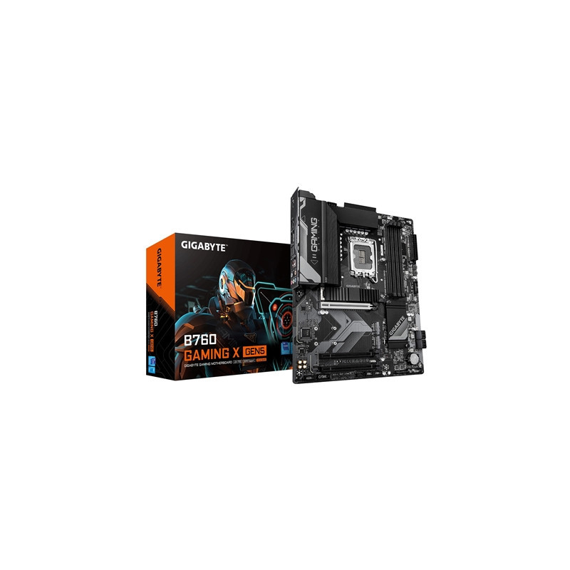 Gigabyte B760 GAMING X GEN5 Intel 1700 Socket Motherboard  ATX  4x DDR5 Slots  3x M.2 Socket  2.5GbE LAN  1x HDMI Port / 1x Disp