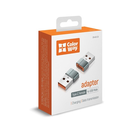 ColorWay Grey Adapter Type-C To USB-A