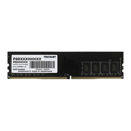 Patriot Signature Series (PSD48G32002) 8GB  DDR4  DIMM  3200MTs  CL22  288 Pin  Limited Lifetime Warranty