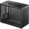 DeepCool CH160 PLUS Micro-ATX Mini Tower PC Case  Tempered Glass  High-Airflow Mesh Design  USB-C & USB 3.0 Front I/O  Supports 