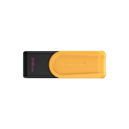 Kingston DataTraveler Exodia S DTXS/512GB USB Flash Drive  512GB  USB 3.2  Black/Yellow  Swivel Cap Design
