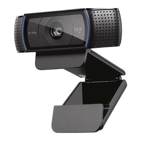 Logitech C920S HD Pro Webcam  Full HD 1080p/30fps Video Calling  Clear Stereo Audio  HD Light Correction  Privacy Shutter  Strea