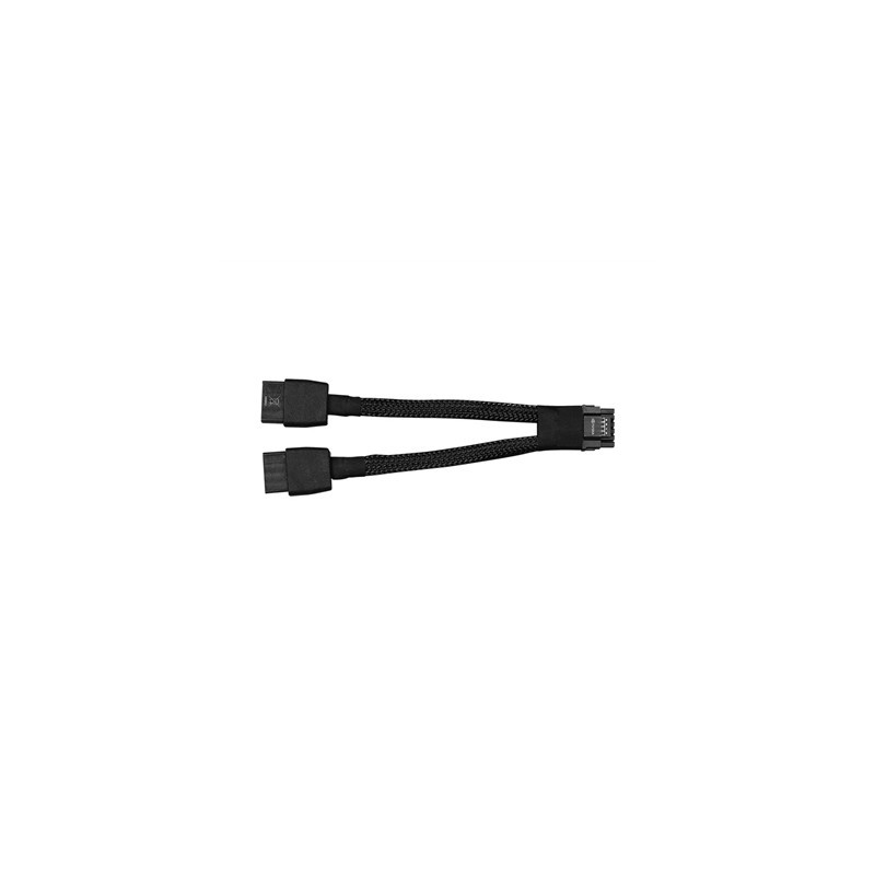 Replacement 12VHPWR 12+4Pin PCIe 5.0 to 2x8Pin (6+2P) Power Cable 10 cm Braided