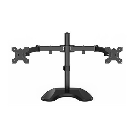 GameMax Dual Monitor Arm Stand LCD Desk Mount Freestanding For Two 13 Inch To 27 Inch Monitors  VESA Dimensions Of 75x75 mm or 1