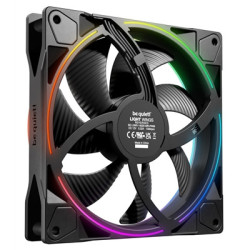 be quiet! Light Wings 140mm PWM Reverse  ARGB Lighting  Ultra-Quiet Operation Max 25.5dB(A)  High Airflow  60 000 Hours