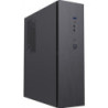CiT S8i SFF Micro-ATX PC Case - 8.3L Compact Desktop Chassis  Brushed Front  1 x 80mm Fan  2 x USB 3.0  TFX PSU Support  Black