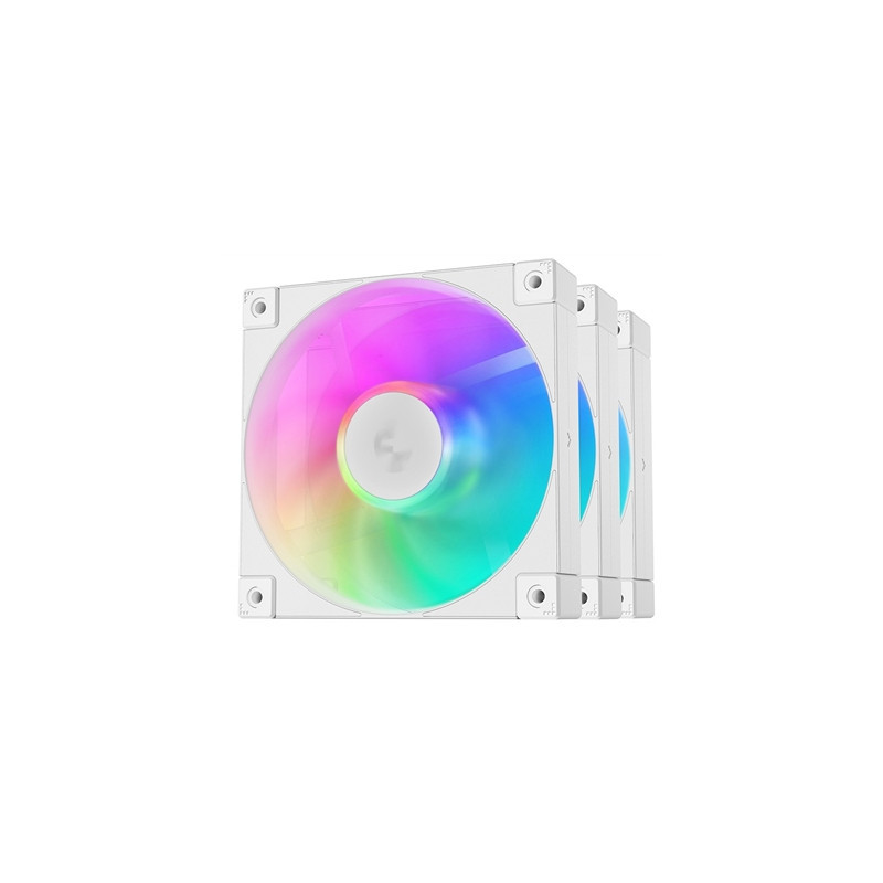 DeepCool FD12 120mm ARGB 3 in 1 case fan White