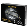 Adata Legend 860 (SLEG-860-2000GCS) 2TB NVMe SSD  PCIe Gen4  M.2 Interface  2280  Read 6000 MB/s  Write 5000 MB/s  Heatsink 5 Ye