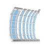Antec White/Blue PSU Extension Cable Kit - 6 Pack (1x 24 Pin  1x 4+4 Pin  2x 8 Pin  2x 6 Pin)