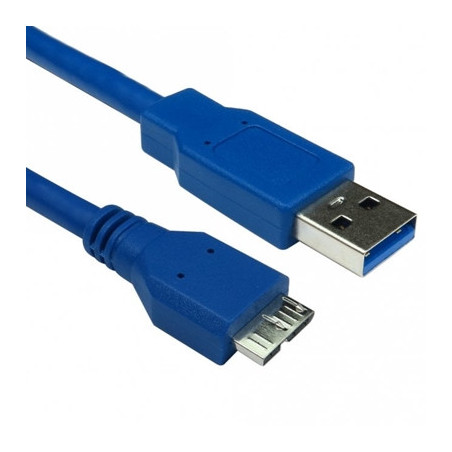 USB 3.0 A (M) to USB 3.0 Micro B (M) 0.75m Blue OEM Data Cable