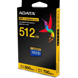 Adata Premier Extreme 512GB microSDXC SD7.1 Express Card  Nintendo Switch 2 Ready