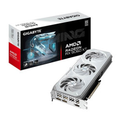 Gigabyte AMD Radeon RX 9060 XT GAMING ICE OC 16GB GDDR6 Graphics Card  2048 Streams  3320 MHz Boost Clock  Triple Fan  RGB  2x D