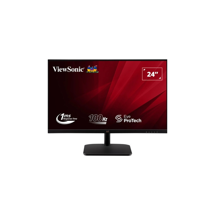 ViewSonic VA2432-MHD-3 24 Inch Full HD 100Hz IPS Monitor with DisplayPort  HDMI and VGA