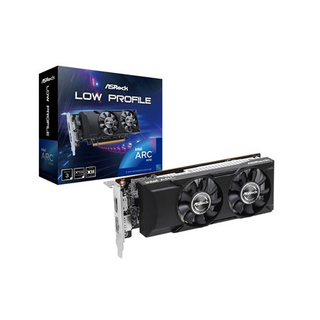 ASRock Intel Arc A310 Low Profile 4GB GDDR6 Graphics Card  2000 MHz Base Clock  Dual Fan  1x DisplayPorts / 1x HDMI Port