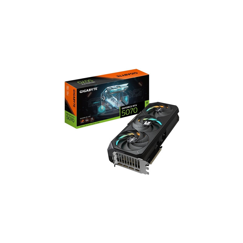 Gigabyte NVIDIA GeForce RTX 5070 Ti GAMING OC 16G Graphics Card  16GB GDDR7  8960 CUDA Cores  2588 MHz Core Clock  Triple Fan  R