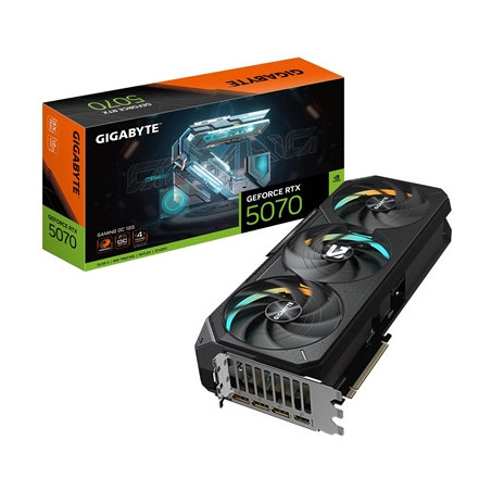 Gigabyte NVIDIA GeForce RTX 5070 Ti GAMING OC 16G Graphics Card  16GB GDDR7  8960 CUDA Cores  2588 MHz Core Clock  Triple Fan  R