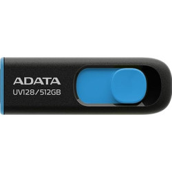 Adata UV128 512GB USB 3.2 Gen 1 Flash Drive  Black and Blue