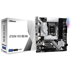 ASRock B760M Pro RS/D4 WiFi Intel 1700 Socket Motherboard  Micro-ATX  4x DDR4 Slots  3x M.2 Sockets  2x USB-C Port  Fitted I/O S