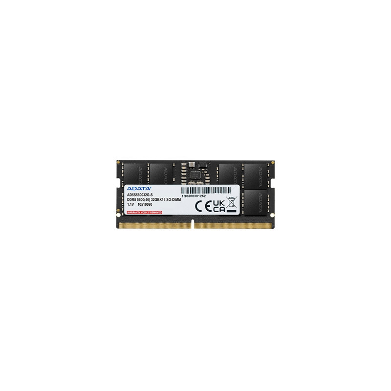 Adata AD5S560016G-S 16GB SODIMM System Memory DDR5  5600MHz  1 x 16GB