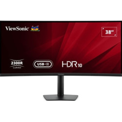 Viewsonic VA3820C 38 Inch UltraWide Quad HD LED Curved Monitor with USB-C Hub  4.8ms   HDMI  Display Port  3840 x 1600  75Hz  Sp