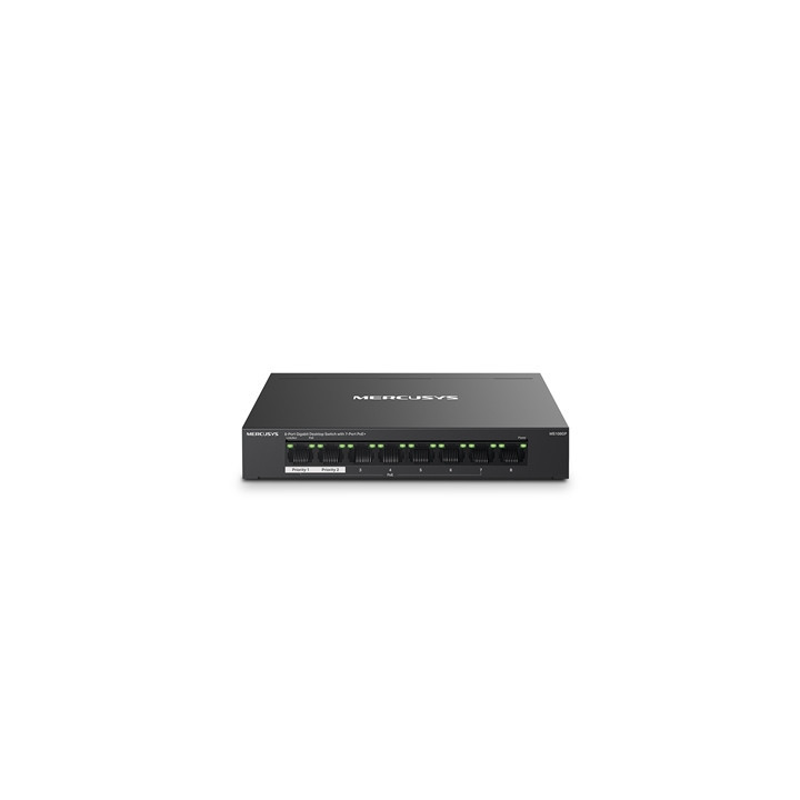 Mercusys MS108GP 8-Port Gigabit Desktop Switch with 7-Port PoE+