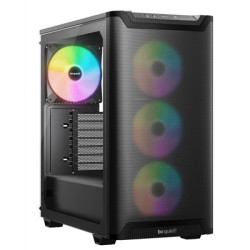 be quiet! Pure Base 501 LX Case  Airflow Window Black  Mid Tower  2 x USB Type-A  1 x USB Type-C  4 x Light Wings LX Black PWM F