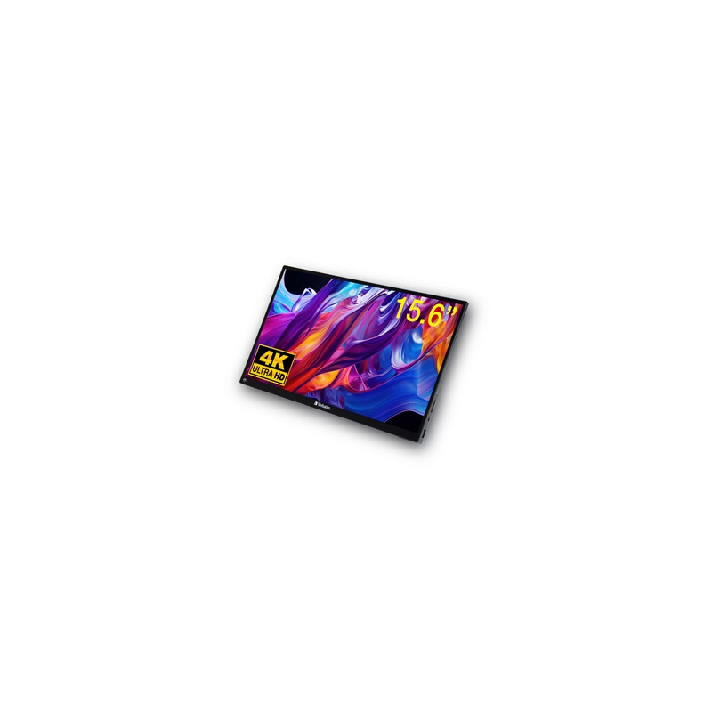 Verbatim(32238) Portable 15.6“ Touch Monitor 4K UHD ALU