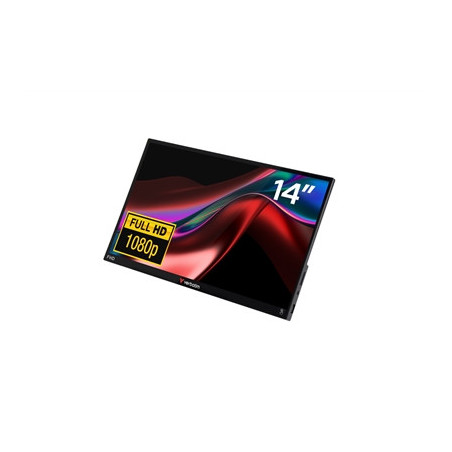 Verbatim (49591) Portable 14“ FHD Touchscreen IPS Monitor Aluminium  USB-C