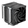 DeepCool AK620 Fan CPU Cooler  Universal Socket  Dual Powerful 120mm FDB PWM Black Fans  1850RPM  6 Heat Pipes  260W Heat Dissip