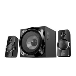 Genius SW-2.1 1850BT  50W RMS  Bluetooth 5.3  Subwoofer  Gaming and Entertainment Speaker System