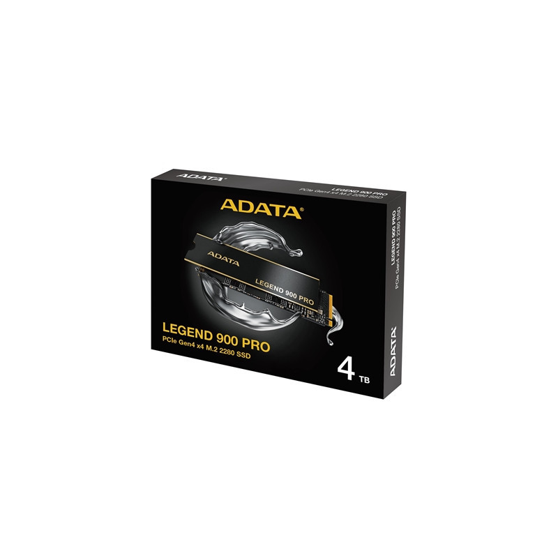 Adata Legend (SLEG-900P-4TCS) 900 PRO PCIe Gen4 x4 M.2 2280 Solid State Drive   R/W speed up to 7 400/6 500 MB/s  5-year limited