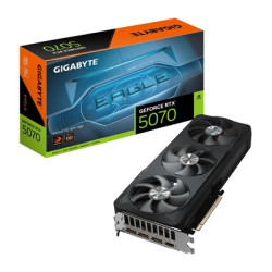 Gigabyte NVIDIA GeForce RTX 5070 EAGLE OC SFF 12G Graphics Card  12GB GDDR7  6144 CUDA Cores  2587 MHz Core Clock  Triple Fan  3